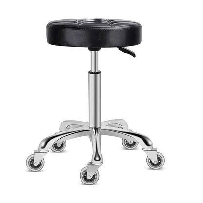 Kaleurrier Swivel Stool Chair Adjustable,Heavy Duty Hydraulic Rolling Metal Stools for Kitchen Hair Beauty Salon Barber Shop Spa Bar Office Massage Garage Dental Counter Height - 22-30"